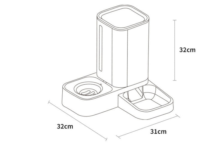 Stay Hydrated: The Ultimate Pet Automatic Water Storage Double Plastic Pet Bowl